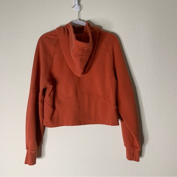 Lululemon womens orange oversized full zip hoodie XS/S - Picture 5 of 8